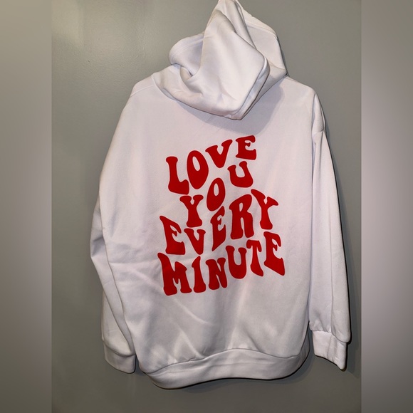 SHEIN | Tops | Love You Every Minute Hoodie | Poshmark